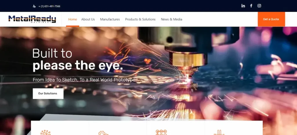 website for metal fabrication