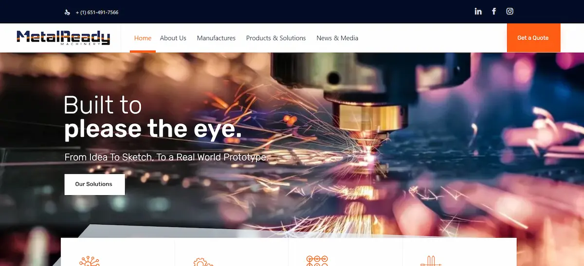 website for metal fabrication