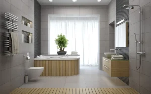 Sustainable materials for bathroom remodel